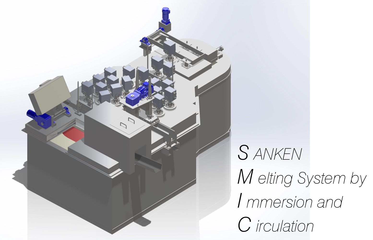 All-electric aluminum melting furnace (S-MIC)
